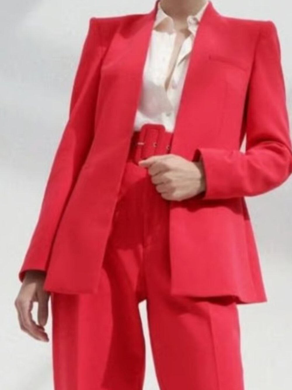 Zara Fuscia Suit Blazer